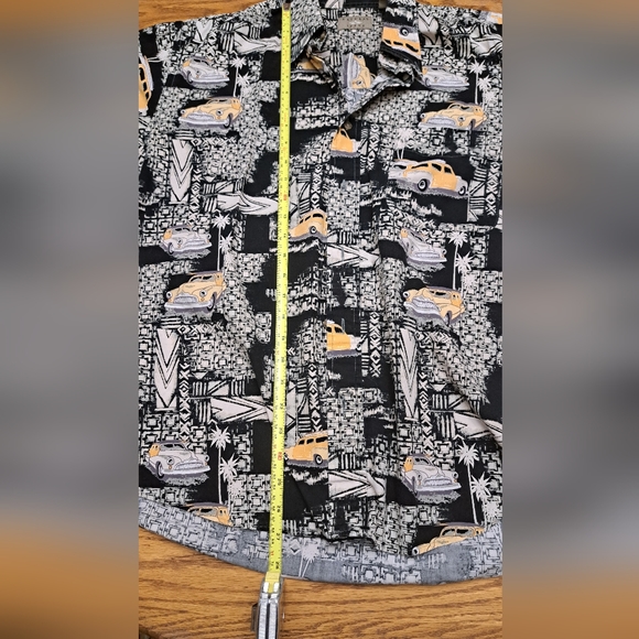 Natural Issue Hawaiian Short Sleeve Shirt Size L Cotton Beach Surf Board Bus - Picture 8 of 9